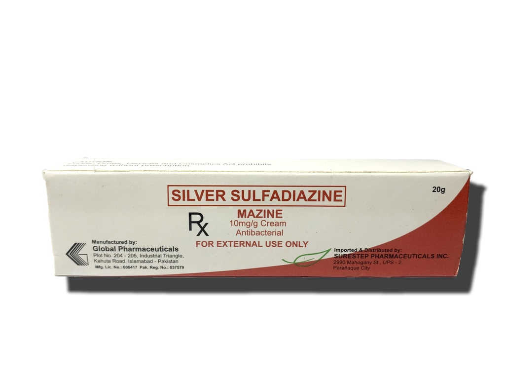 MWF 630 PACATANG SILVER SULFADIAZINE 10mg